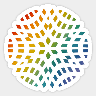 Precise rainbow Sticker